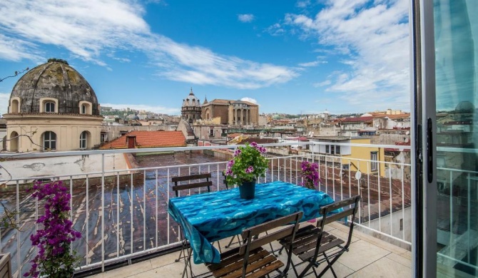 Historical Naples From a Terrace