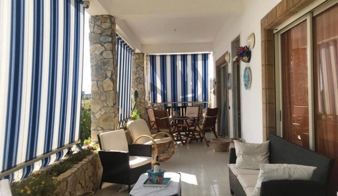 2 bedrooms house at San Giorgio 300 m away from the beach with sea view enclosed garden and wifi